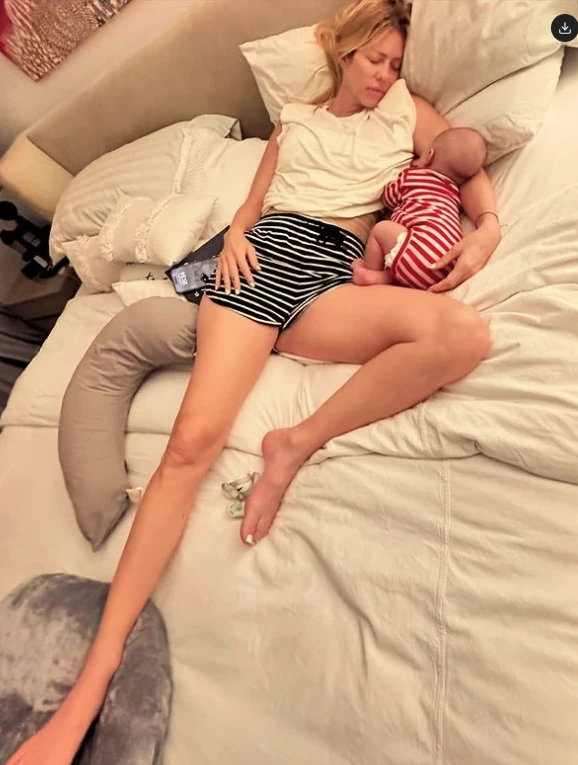 Nicole Neumann y su twinning look con Cruz