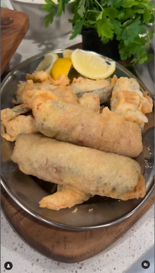 Pencas de acelga rellenas a la suiza 