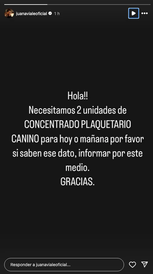 El pedido urgente de Juana Viale