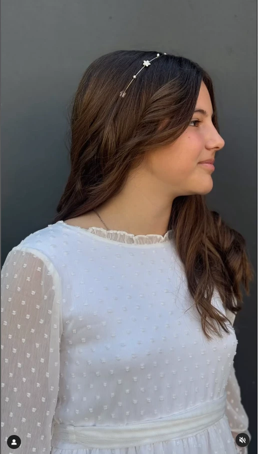 El look de Sienna Cubero en su Primera Comunión