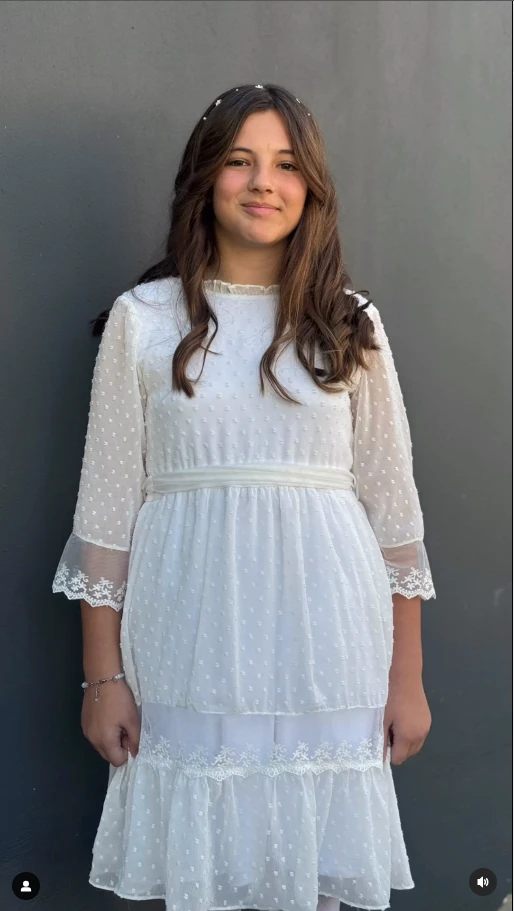 El look de Sienna Cubero en su Primera Comunión