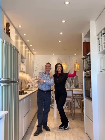 Roxy Vázquez mostró el antes y el después de su departamento tras 6 meses de refacción integral