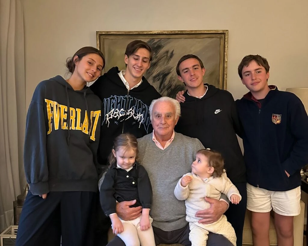 Las fotos del festejo en familia del cumpleaños del padre de Roberto García Moritán