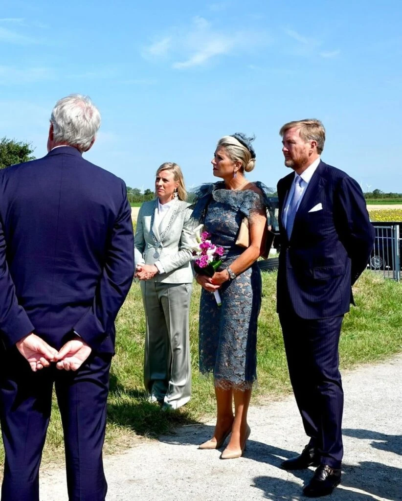 Máxima apostó por la moda circular y llevó la textura más trendy