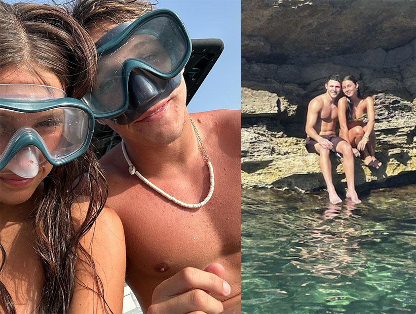 Las fotos de Delfina García Moritán y su novio, Segundo Díaz Cantón, en Ibiza