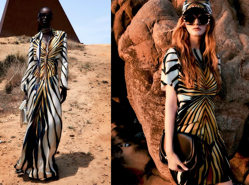 Roberto Cavalli reinterpreta un estampado del fundador homónimo