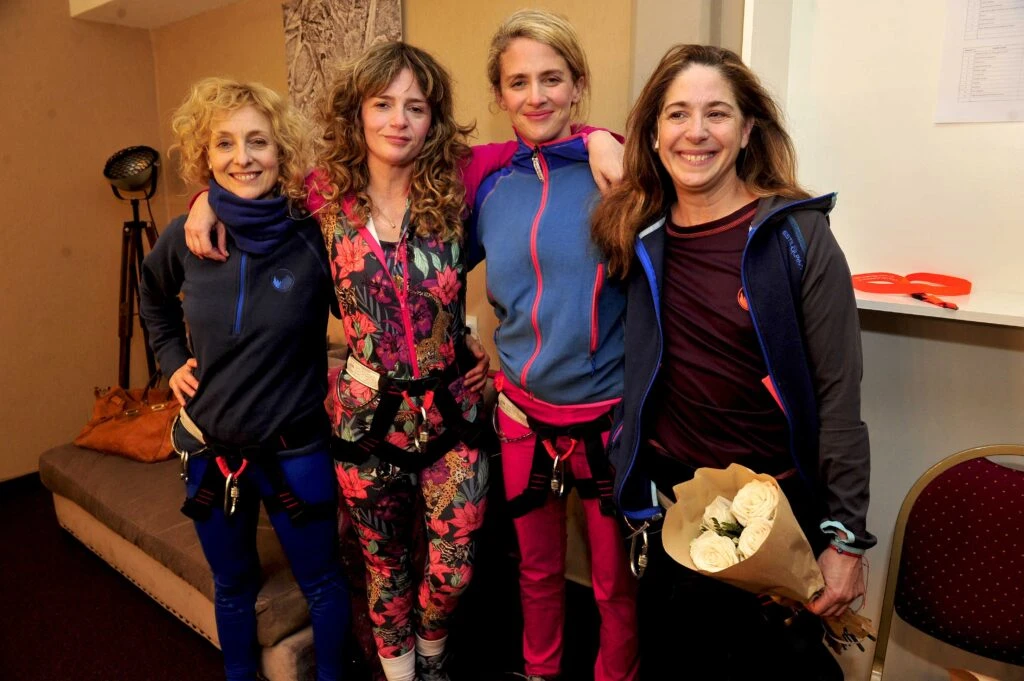 Las protagonistas de la obra: de izquierda a derecha, Mara Bestelli, Romina Ricci, Leonora Balcarce y Laura Novoa.