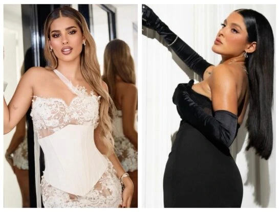Coincidencia fashion: Sofía Gonet y Julieta Poggio apostaron por el estilo Bridgerton en la gala de los Premios Ídolo