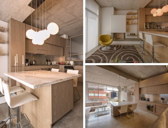 Un departamento cálido y elegante inspirado en el diseño de los barcos