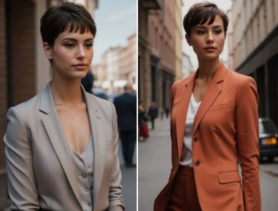 El corte de pelo "guillotina" marca tendencia en el street style