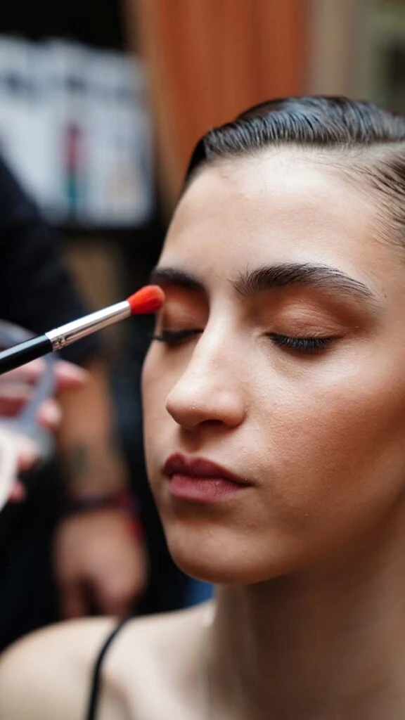 El equipo de L'Oreal realizó 12 looks distintos para el desfile.