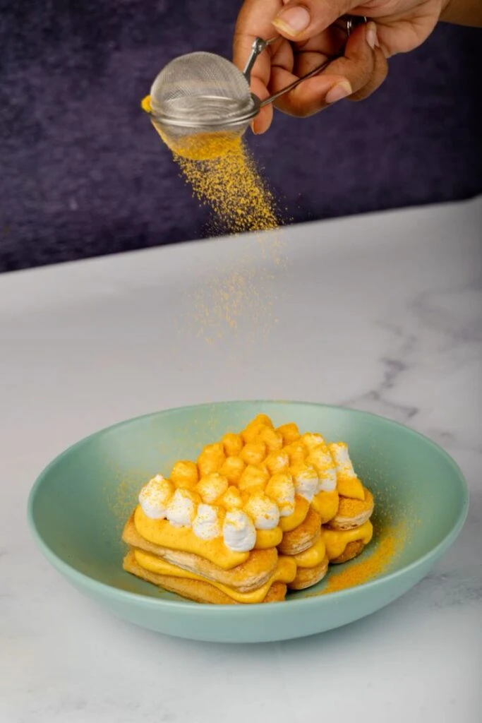 La receta del tiramisú de mango