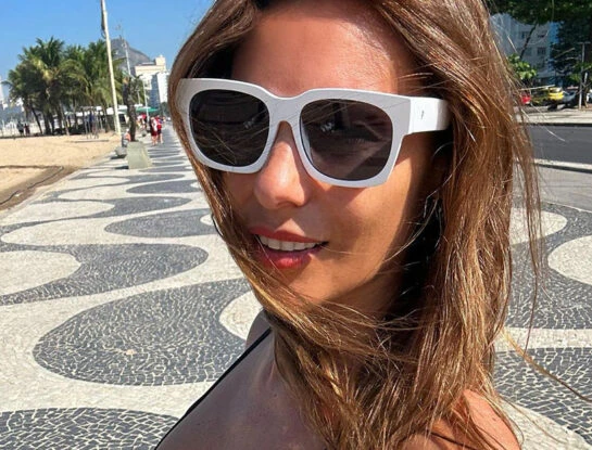Pampita apostó por un traje de baño retro y marcó la tendencia del verano 2025