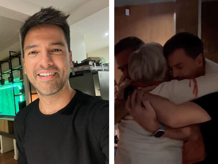 El emotivo encuentro del Chino Leunis con su hermano después de 23 años