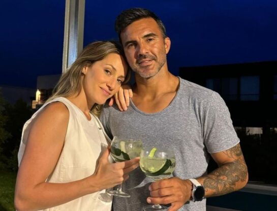 Mica Viciconte celebró el aniversario con Fabián Cubero con un divertido video