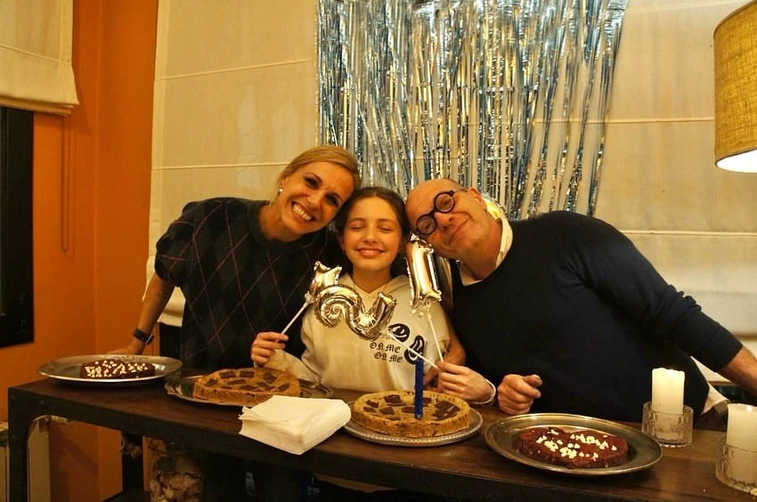 Las fotos del cumpleaños e Francesca, la hija de Denisse Dumas y Campi