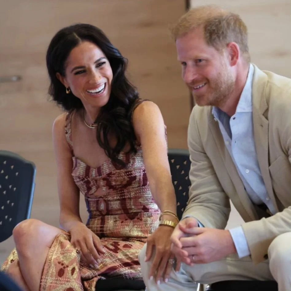 El look de Meghan Markle en su primer evento oficial en Colombia