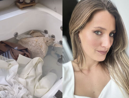 Mica Viciconte reveló el truco que usa para blanquear la ropa
