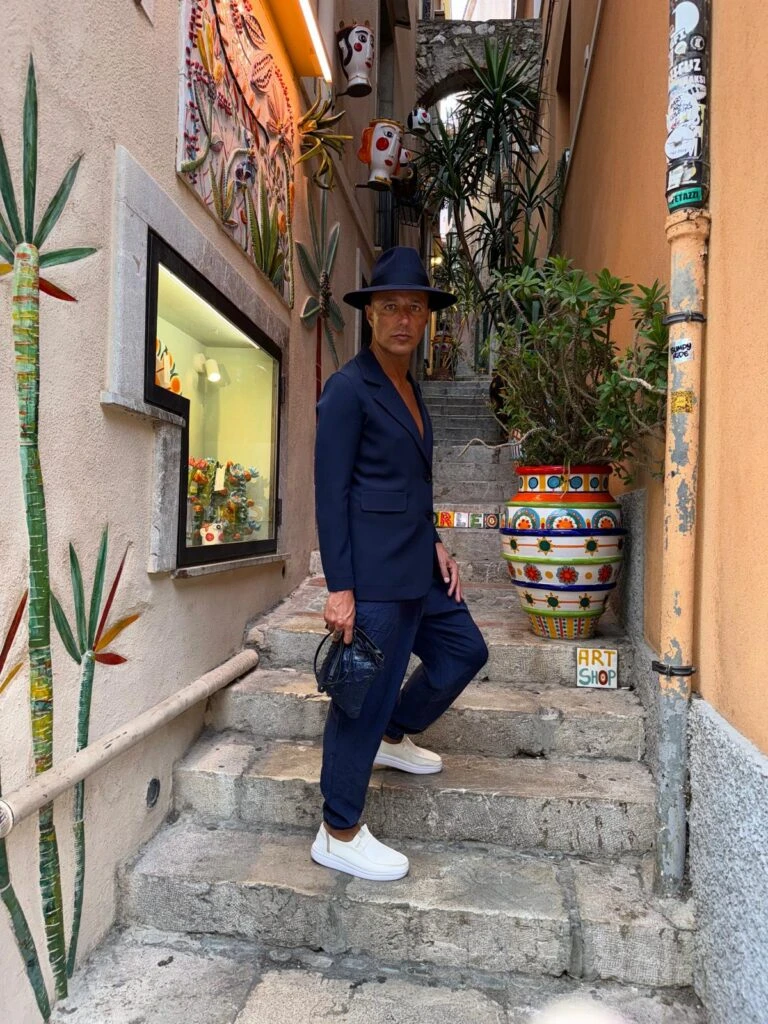 Gaby Alvarez en Taormina