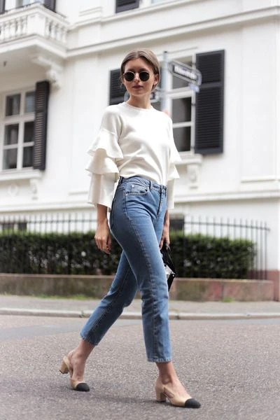 Guía de estilo: cómo usar las ballerinas con taco