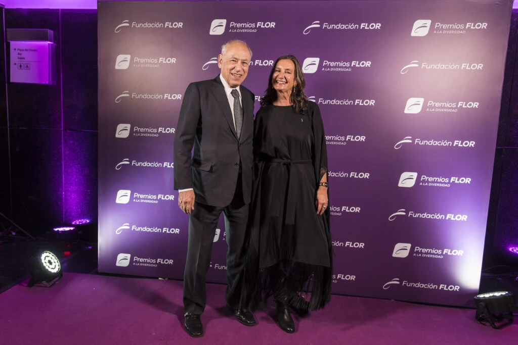 Andrea Grobocopatel y Luis Ovsejevich, presidente de Konex