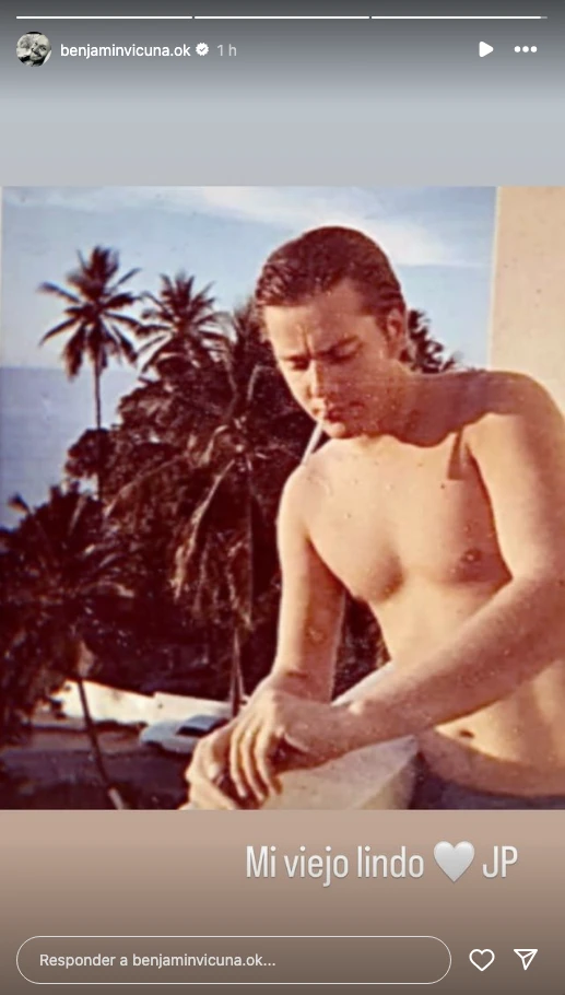 Benjamín Vicuña recordó a su papá a un año de su muerte