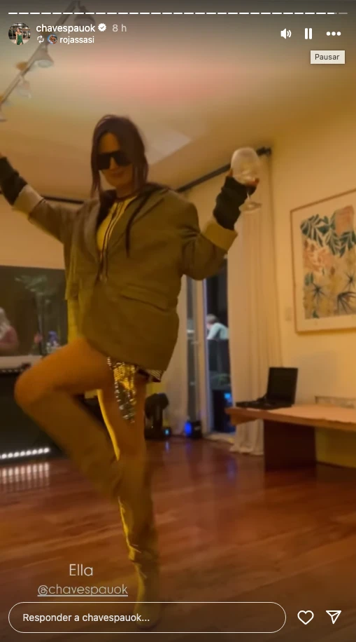 El look de Paula Chaves para su fiesta de cumpleaños. 