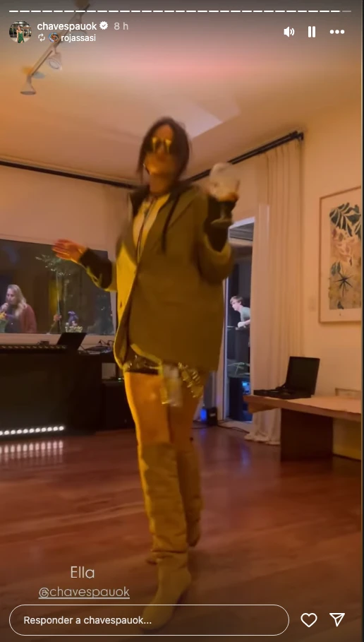 El look de Paula Chaves para su fiesta de cumpleaños.