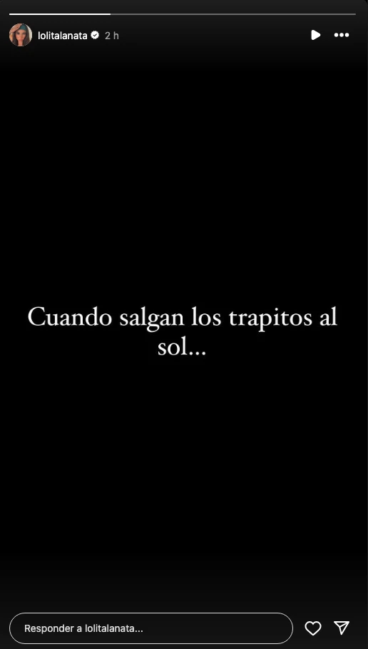 Lola Lanata y su picante posteo en plena "guerra de mujeres" de su papá.