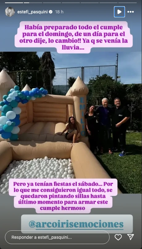 Las fotos del cumpleaños de Emilio Cormillot