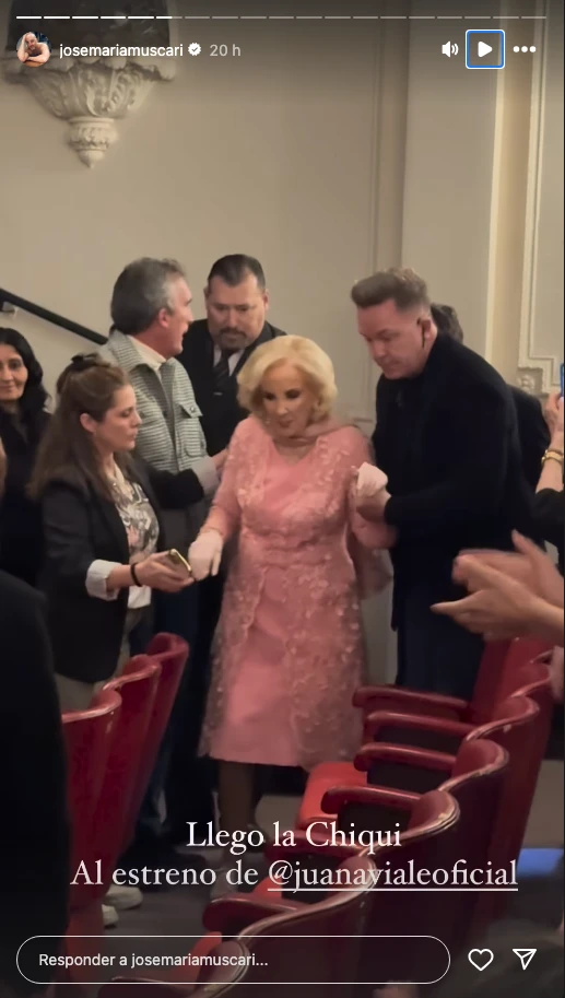 Mirtha Legrand fue al teatro a ver a Juana Viale