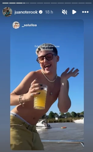 Las fotos del espectacular cumpleaños de Juan Otero en un yate