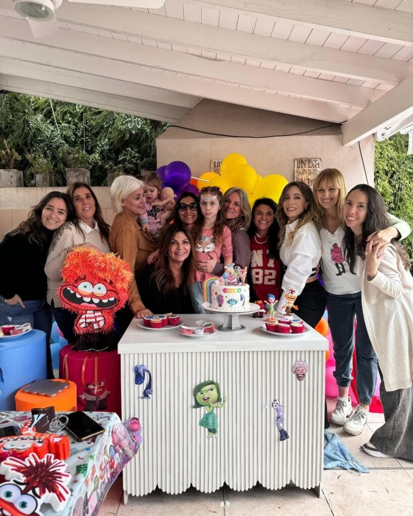 Las fotos del cumpleaños de Juana, la hija de Sandra Borghi