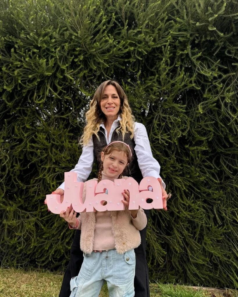 Las fotos del cumpleaños de Juana, la hija de Sandra Borghi