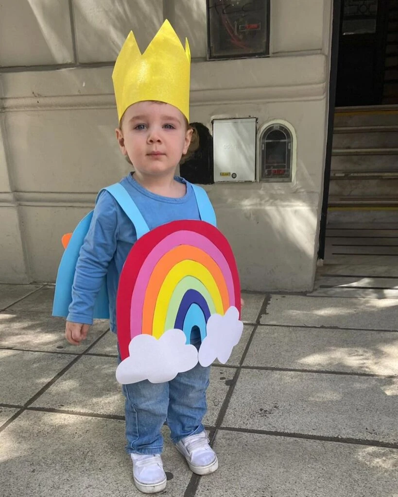 Benito Fernández mostró cómo festejó su nieto, Fermín, el día de la primavera