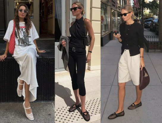 Miralas bien... Estas ballerinas serán el zapato más cool de la temporada de verano 2025