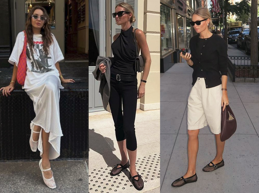 Miralas bien... Estas ballerinas serán el zapato más cool de la temporada de verano 2025