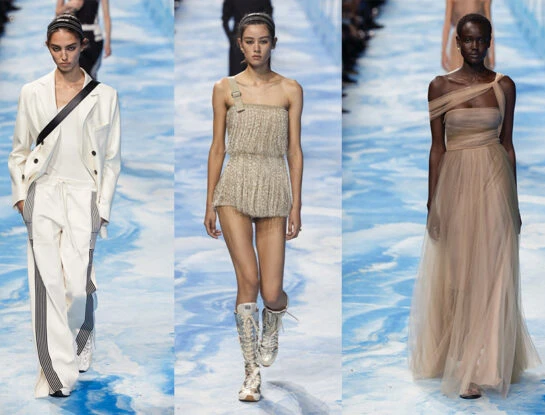 Dior presentó una colección con inspiración deportiva y muy femenina en la Semana de Moda de Paris