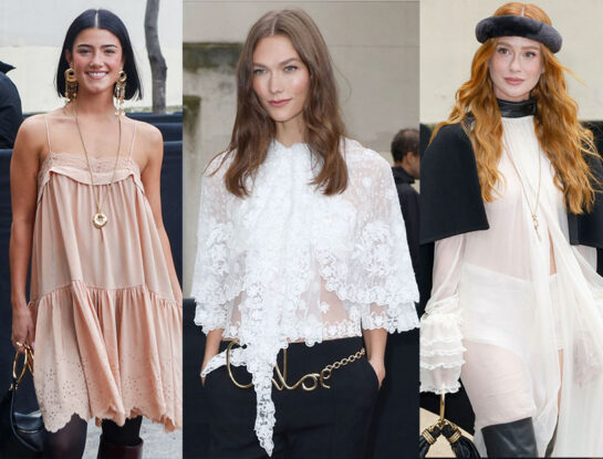 Los looks más románticos del street style del desfile de Chloé en la Semana de Moda de París