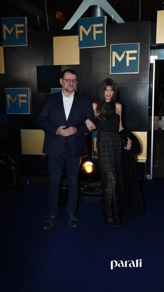 Christophe Krywonis junto a su pareja, Melody Hein.