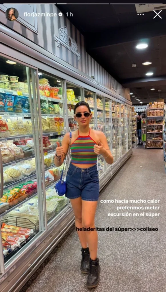 Las fotos de las vacaciones de Flor Jazmín y Nico Occhiato en Roma