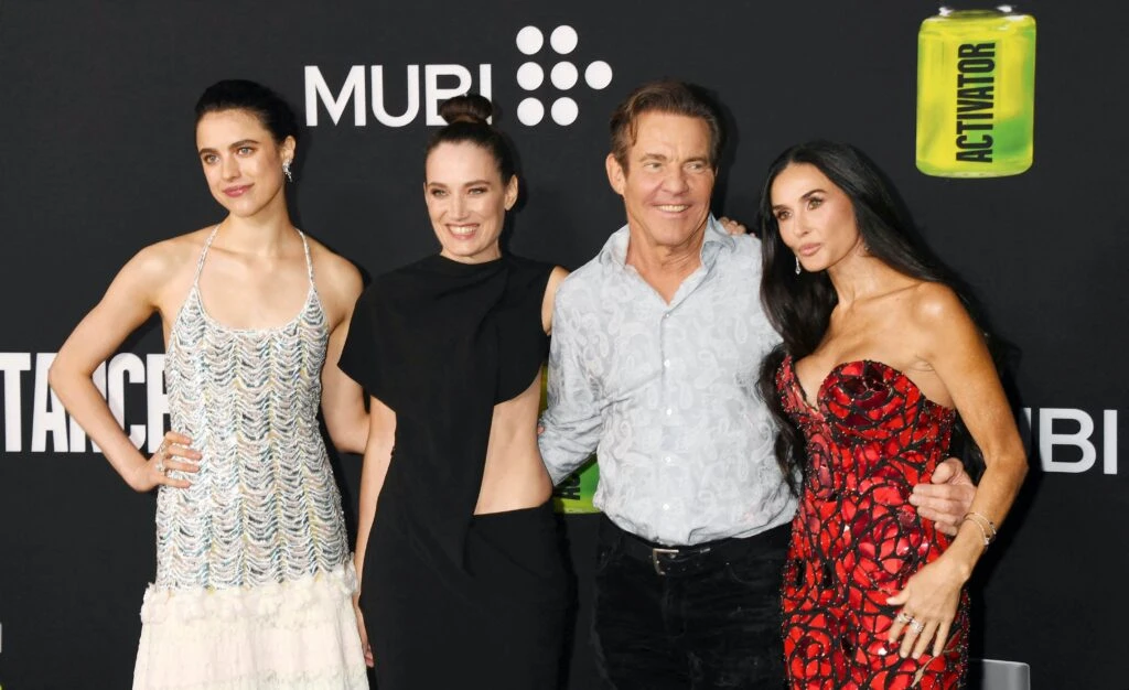 Vidriera: de Demi Moore y sus hijas a Margaret Qualley, los famosos en el estreno de "La sustancia"