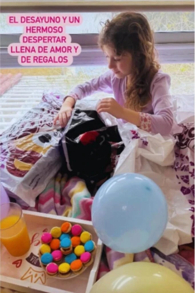 El tierno mensaje que le dedicó Sandra Borghi a su hija, Juana, en su cumpleaños número 7