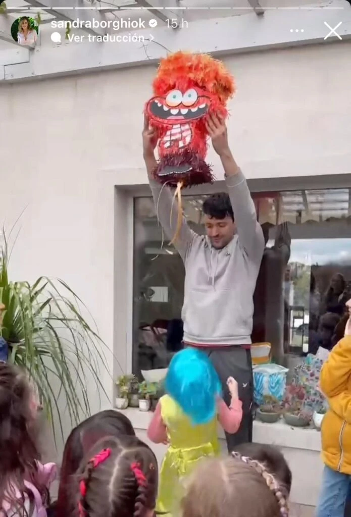 Las fotos del cumpleaños de Juana, la hija de Sandra Borghi