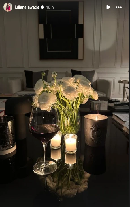 El relax de Juliana del domingo a la noche