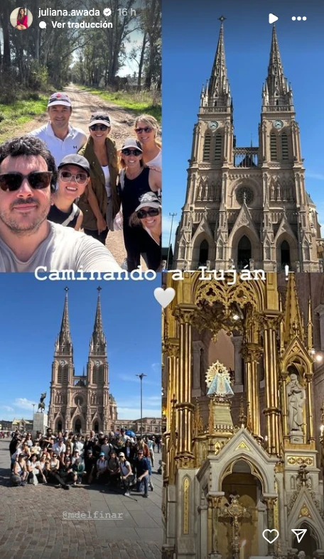 Caminata a Luján Juliana Awada