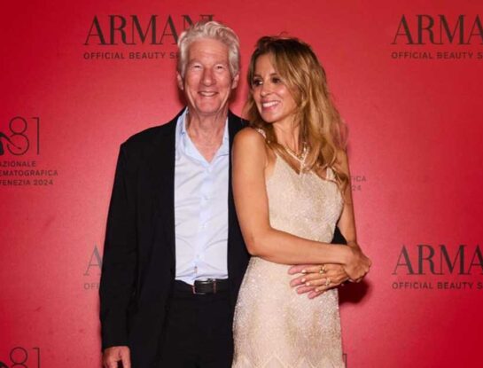 Alejandra Silva, esposa de Richard Gere, llevó un diseño de Gabriel Lage en el Festival de Venecia: la palabra del diseñador argentino