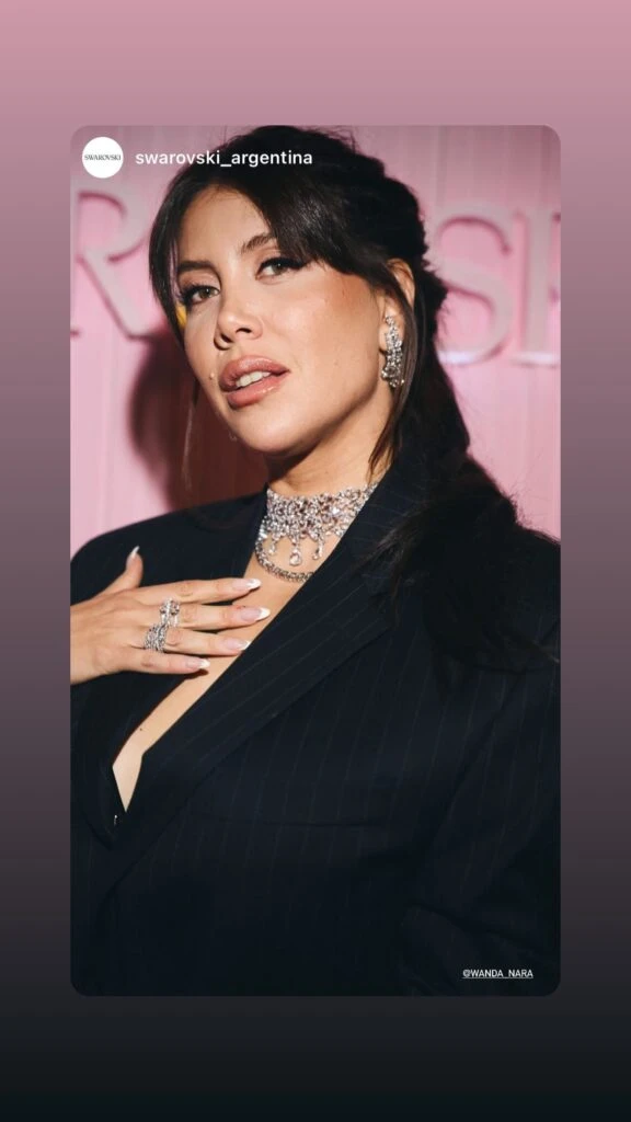 Los looks de Wanda y Zaira Nara en el front row de un desfile en Bs As