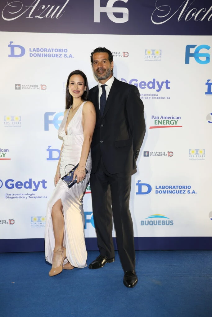 Luli Fernández junto al abogado, Cristián Cúneo Libarona