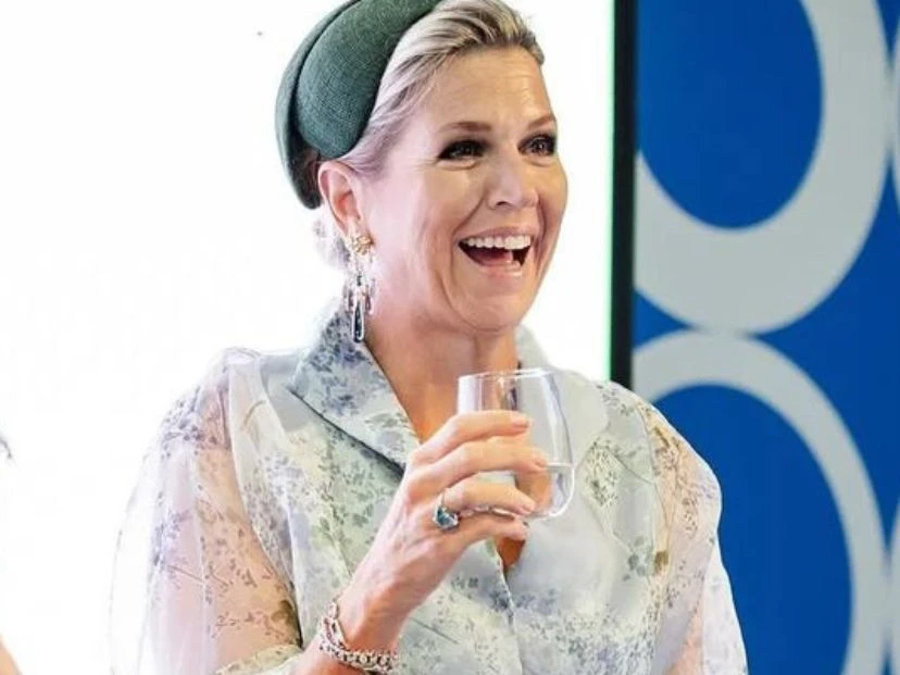 Máxima Zorreguieta look total green